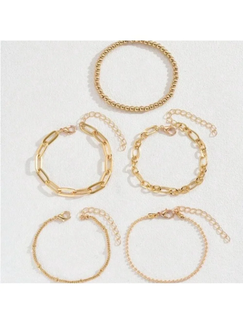New! Gold Bracelet Stack Set (1058) NWOT